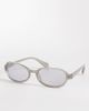 Weekday Weekday Rose oval sunglasses in beige-Neutral - 1