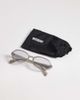 Weekday Weekday Rose oval sunglasses in beige-Neutral - 3