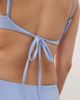 Weekday Weekday scoop neck bikini top in light blue - 4