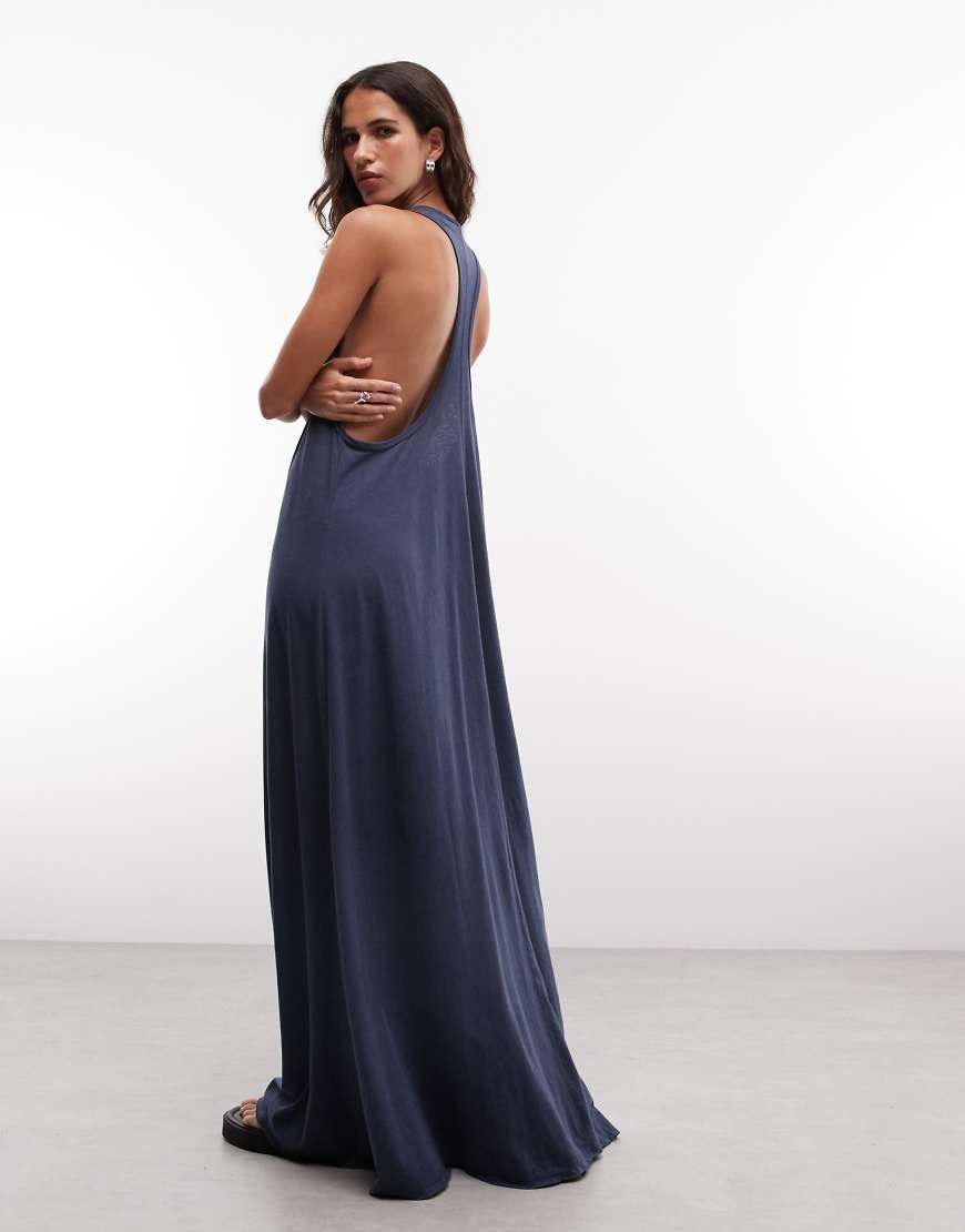weekday backless dress Shirley MacLaine's rhinestone gown Neckline_Halter while the zip Color:Blackberry