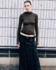 Weekday Weekday set maxi skirt in black check - 1