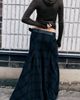 Weekday Weekday set maxi skirt in black check - 3