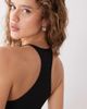 Weekday Weekday slim fit racer back tank top in black - 3