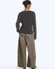 Weekday Weekday slim fit sweater with lucky graphic in dark gray - 4