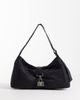 Weekday Weekday small shoulder bag with buckle closure detail in black - 1