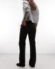 Weekday Weekday Sonic low waist straight leg jeans in black rinse - 2