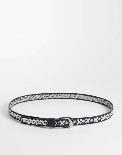 Weekday Weekday studded festival belt in black
