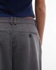 Weekday Weekday suiting capri pants in dark heather gray - 4