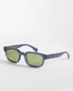 Weekday Weekday sunglasses in gray with green lense - 1
