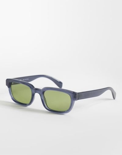 Weekday Weekday sunglasses in gray with green lense