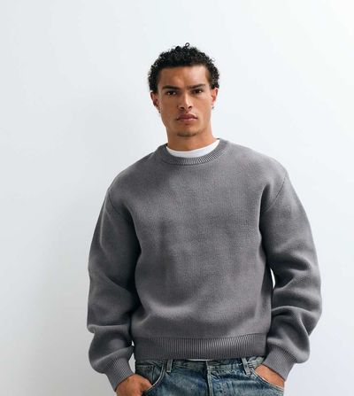 Weekday Weekday sweater in dark gray exclusive to ASOS