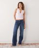 Weekday Weekday tank top with v-neck notch detail in pink - 3