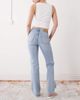 Weekday Weekday Tension slim fit bootcut jeans in light blue wash - 3