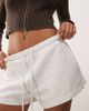 Weekday Weekday terrycloth sweat shorts in gray melange - 2