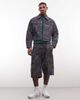 Weekday Weekday trucker jacket in navy camo print - part of a set - 2