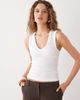 Weekday Weekday V-neck tank top in white - 1