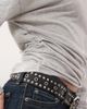 Weekday Weekday volume long sleeve top with cinched gathered waist in gray melange - 3
