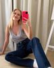 Weekday Weekday Voyage cotton straight leg jean in river blue - MBLUE - 1