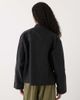 Weekday Weekday washed canvas zip up jacket in black - 2