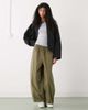 Weekday Weekday washed canvas zip up jacket in black - 4
