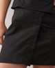 Weekday Weekday wrap mini skirt in black herringbone - part of a set - 4