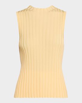 Weekend Max Mara Bautta Sleeveless Rib-Knit Pullover