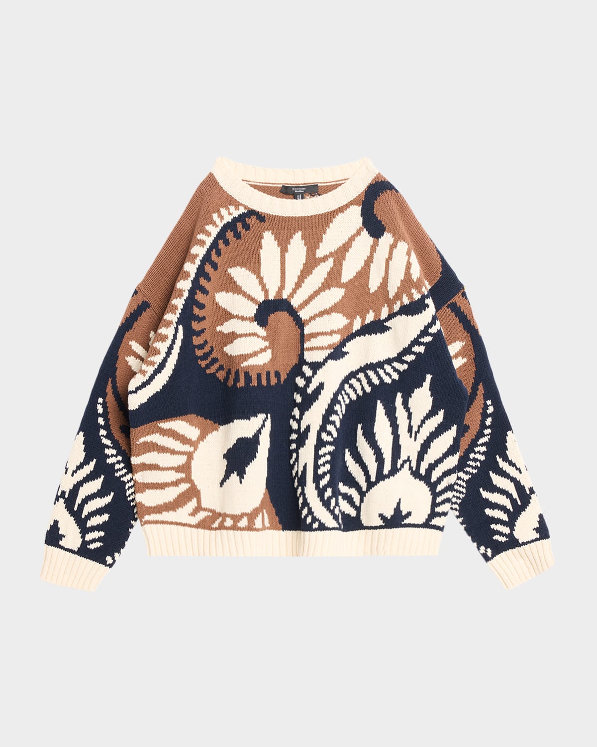 Weekend Max Mara Crewneck Jacquard-Knit Sweater