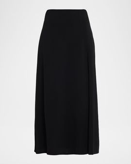 Weekend Max Mara Side-Slit Jersey Midi Skirt