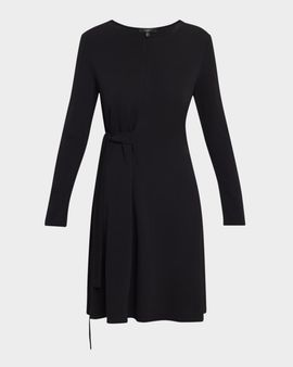 Weekend Max Mara Side-Tie Viscose Jersey Dress