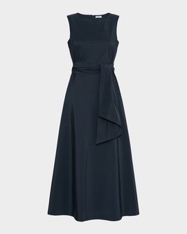 Weekend Max Mara Sleeveless Tie-Waist Midi Dress