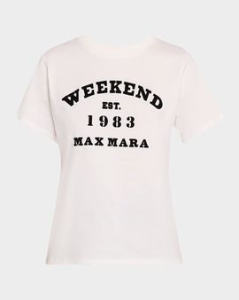 Weekend Max Mara Tenue Logo-Print Cotton Tee