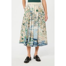 Weekend Max Mara Weekend Max Mara Adepto Cotton Midi Skirt