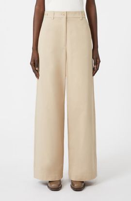 Weekend Max Mara Weekend Max Mara Alfeo Cotton Wide Leg Pants