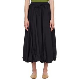 Weekend Max Mara Weekend Max Mara Black Ciurma Midi Skirt