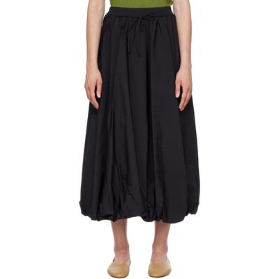 Weekend Max Mara Weekend Max Mara Black Ciurma Midi Skirt