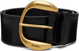 Weekend Max Mara Weekend Max Mara Black Wkalaccato Belt