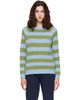 Weekend Max Mara Weekend Max Mara Blue & Green Ghiacci Sweater - 1