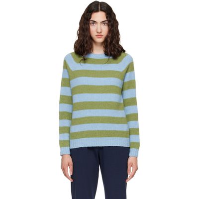 Weekend Max Mara Weekend Max Mara Blue & Green Ghiacci Sweater