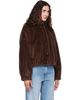 Weekend Max Mara Weekend Max Mara Brown Anemone Faux-Fur Jacket - 2