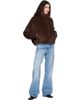 Weekend Max Mara Weekend Max Mara Brown Anemone Faux-Fur Jacket - 4