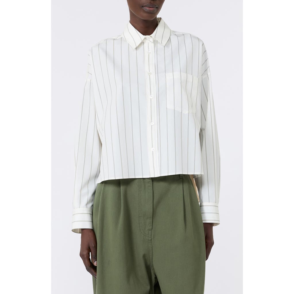 Weekend Max Mara Weekend Max Mara Certosa Pinstripe Cotton Shirt