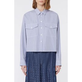 Weekend Max Mara Weekend Max Mara Doria Stripe Colorblock Button-Up Shirt