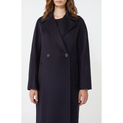 Weekend Max Mara Weekend Max Mara Dresina Double Breasted Virgin Wool Coat