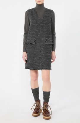 Weekend Max Mara Weekend Max Mara Fringed Sleeveless Shift Dress