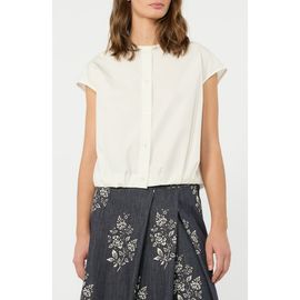 Weekend Max Mara Weekend Max Mara Gelatina Cap Sleeve Button-Up Shirt