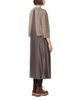 Weekend Max Mara Weekend Max Mara Hazelnut Cable Knit Sweater & Pleated Jersey Midi Dress - 4