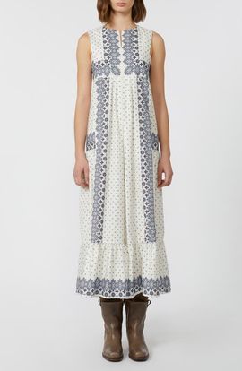 Weekend Max Mara Weekend Max Mara Manila Mixed Print Cotton Dress
