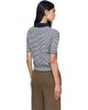 Weekend Max Mara Weekend Max Mara Navy & White Albero Polo - 3