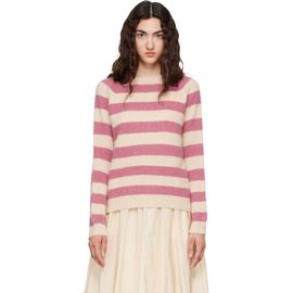 Weekend Max Mara Weekend Max Mara Pink & Off-White Ghiacci Sweater