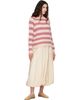 Weekend Max Mara Weekend Max Mara Pink & Off-White Ghiacci Sweater - 4